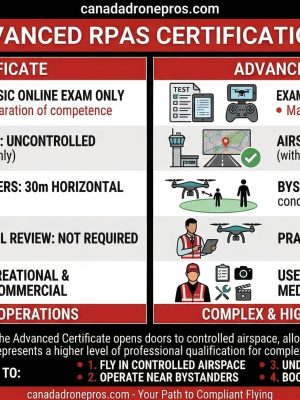 Basic VS Advanced RPAS Comparison Chart